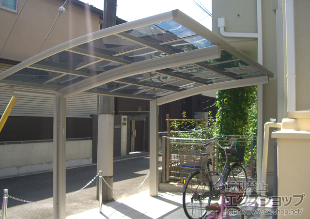 東京都西東京市ののカーポート プレシオスポート 積雪〜20cm対応 施工例