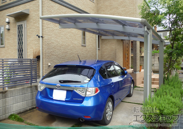 千葉県流山市ののカーポート レイナポート 積雪〜20cm対応 施工例