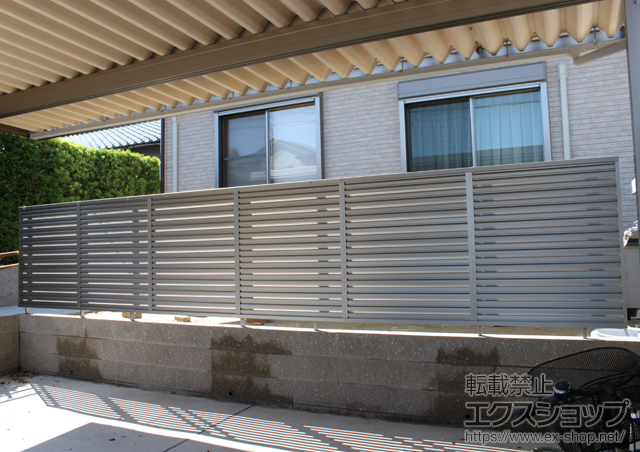 愛知県半田市ののフェンス・柵 プリレオR9型フェンス フリーポールタイプ 施工例