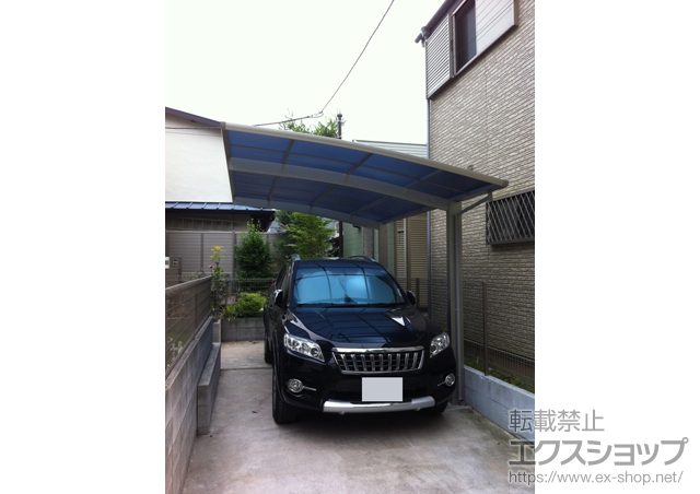 千葉県我孫子市ののカーポート プレシオスポート 積雪〜20cm対応 施工例