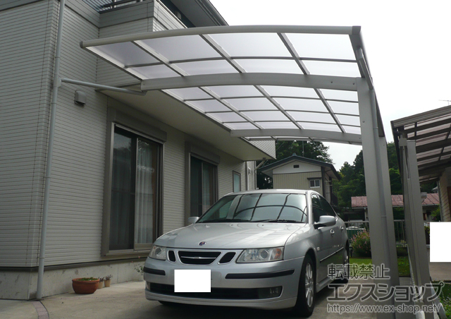 茨城県水戸市ののカーポート プレシオスポート 積雪〜20cm対応 施工例