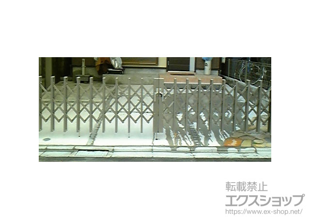 東京都品川区ののカーゲート アルシャインHG ノンキャスター 両開き親子 300+220 施工例