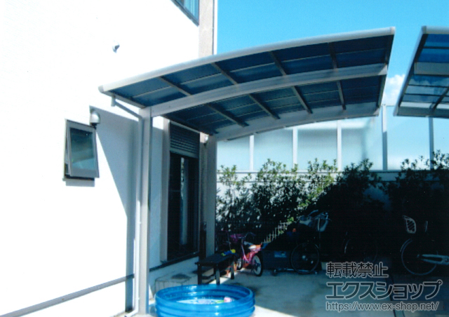 千葉県浦安市ののカーポート レイナポート 積雪〜20cm対応 施工例