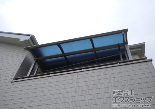 愛知県名古屋市ののバルコニー・ベランダ屋根 プレシオステラス R型 屋根タイプ 単体 積雪〜20cm対応 施工例