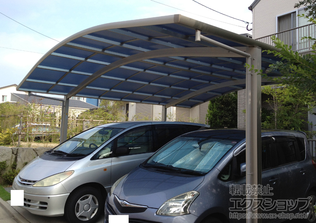 福岡県北九州市ののカーポート レイナツインポート 積雪〜20cm対応 施工例