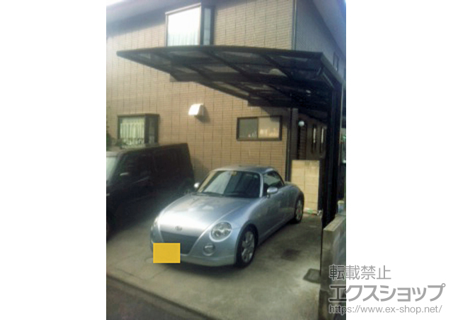 岡山県倉敷市ののカーポート プレシオスポート　積雪〜20?対応 施工例