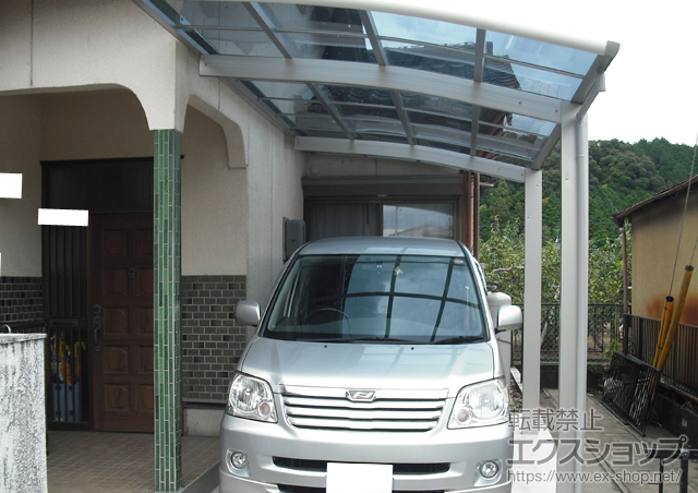 岐阜県岐阜市ののカーポート レイナポート 積雪〜20cm対応 施工例