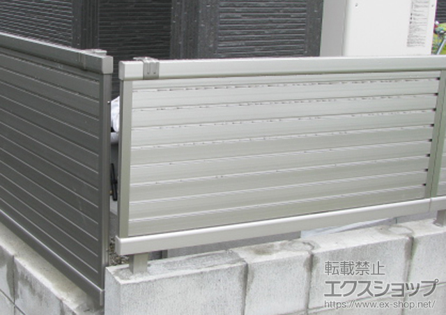 熊本県上益城郡嘉島町ののフェンス・柵 エクスラインフェンス7型 施工例