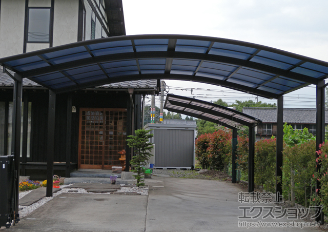 群馬県安中市ののカーポート レイナツインポート 施工例