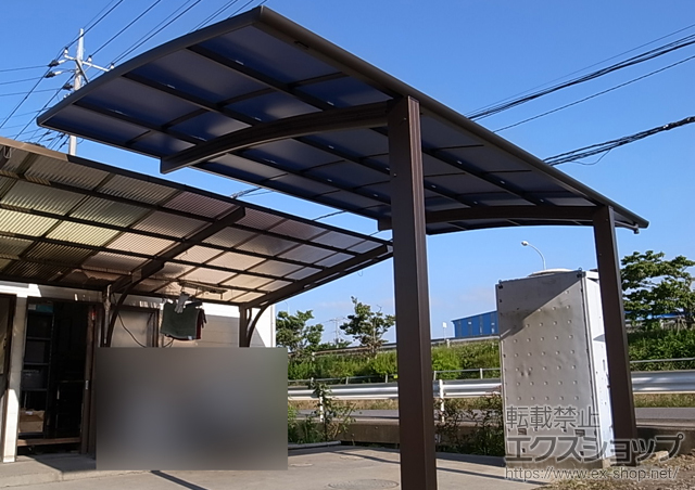 千葉県四街道市ののカーポート プレシオスポート 積雪〜20cm対応 施工例