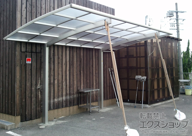 奈良県葛城市ののカーポート プレシオスポート 積雪〜20?対応 施工例