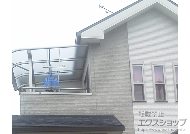大阪府藤井寺市ののバルコニー・ベランダ屋根 ヴェクターテラス R型 屋根タイプ 単体 施工例