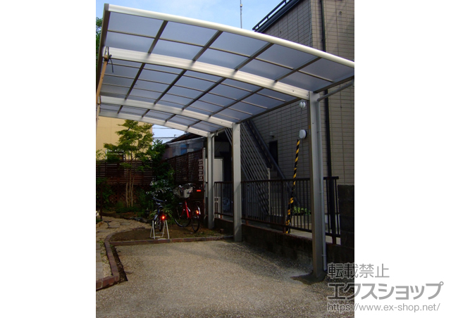 滋賀県栗東市ののカーポート レイナポート 延長 積雪〜20?対応 施工例