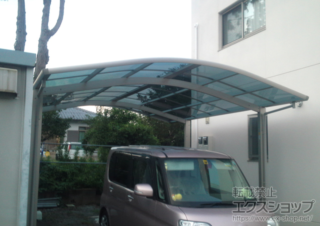 大分県由布市ののカーポート レイナツインポート 積雪〜20cm対応 施工例