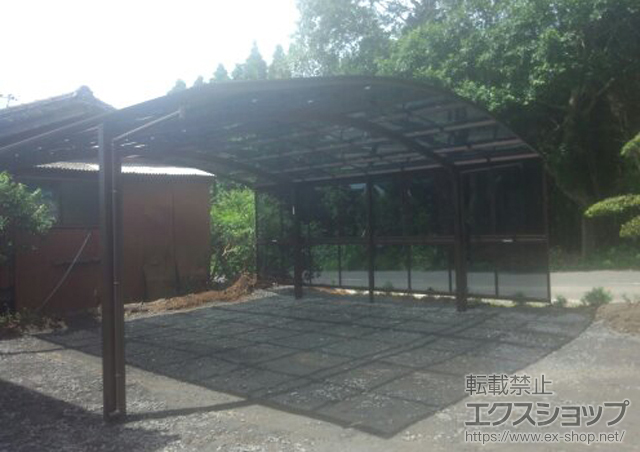 鹿児島県肝属郡錦江町ののカーポート レイナツインポート 積雪〜20cm対応 施工例