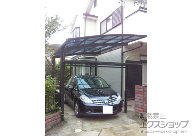 千葉県船橋市ののカーポート レイナポート 積雪〜20cm対応 施工例