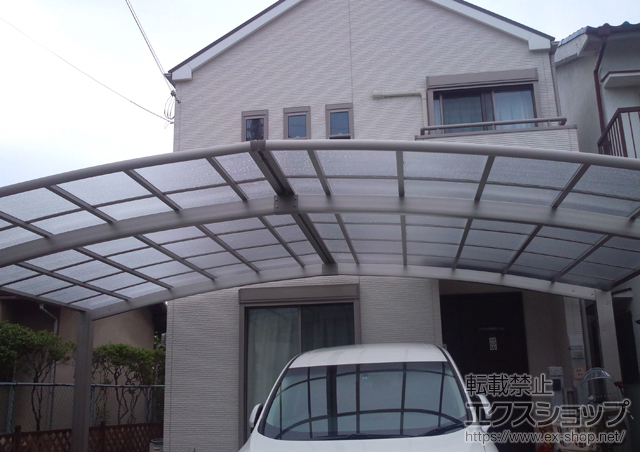 大阪府松原市ののカーポート レイナトリプルポート　積雪〜20cm対応 施工例