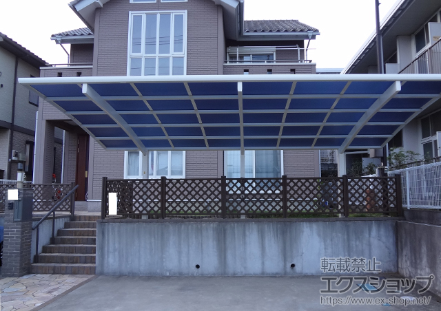 千葉県我孫子市ののカーポート レイナポートZ 積雪〜20cm対応 施工例