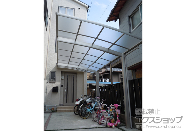 静岡県静岡市ののカーポート プレシオスポート 積雪〜20ｃｍ対応 施工例