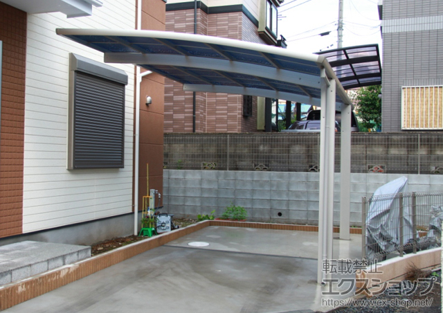 東京都東久留米市ののカーポート レイナポート 積雪〜20cm対応 施工例