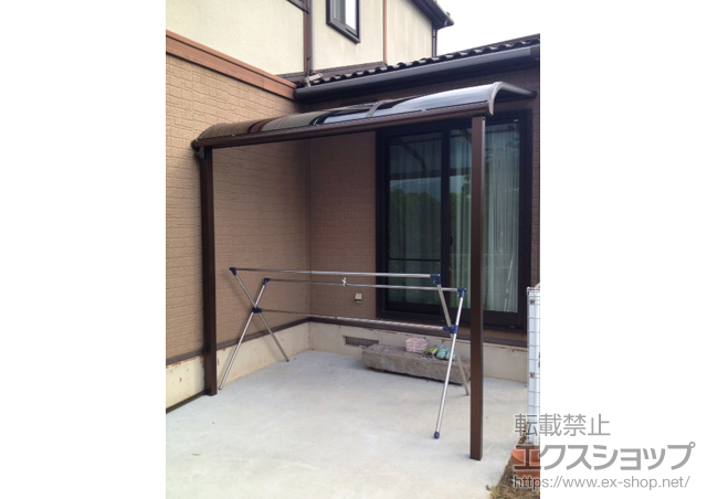 長野県埴科郡坂城町ののテラス屋根 プレシオステラス R型 テラスタイプ 単体 施工例