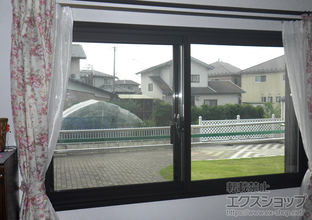 宮城県東松島市のの二重窓（内窓） インプラス ダストバリア仕様 引違い窓 2枚建 施工例