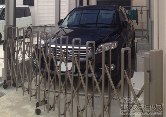 千葉県佐倉市ののカーゲート トリップゲート PB型 ノンレール 片開き 35S 施工例