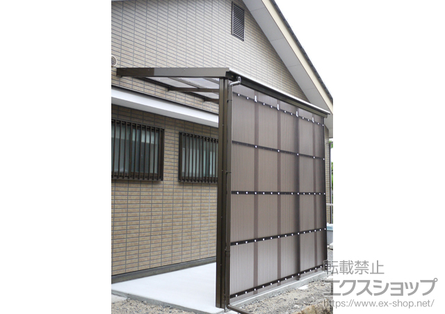 滋賀県野洲市のLIXIL リクシル（トステム）のストックヤード フリーヤード　オープンタイプ 施工例