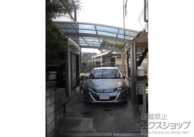 大阪府門真市ののカーポート プレシオスポート 積雪〜20cm対応 施工例