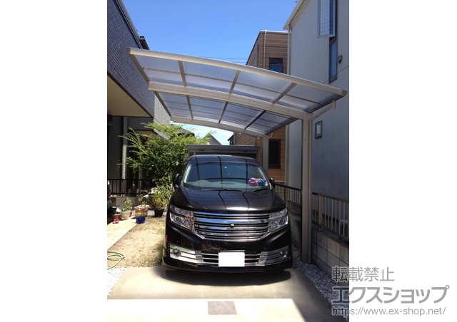 岡山県岡山市ののカーポート レイナポート 積雪〜20? 施工例