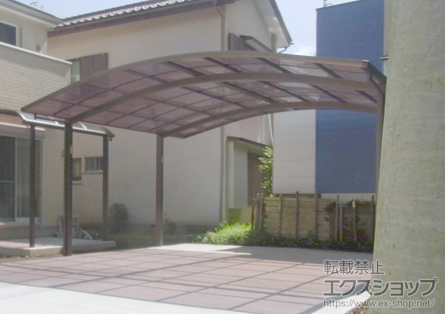 神奈川県平塚市ののカーポート レイナツインポート 積雪〜20cm対応 施工例