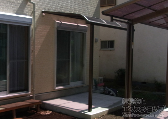 神奈川県平塚市ののテラス屋根 ヴェクターテラス R型 テラスタイプ 単体 積雪〜20cm対応 施工例
