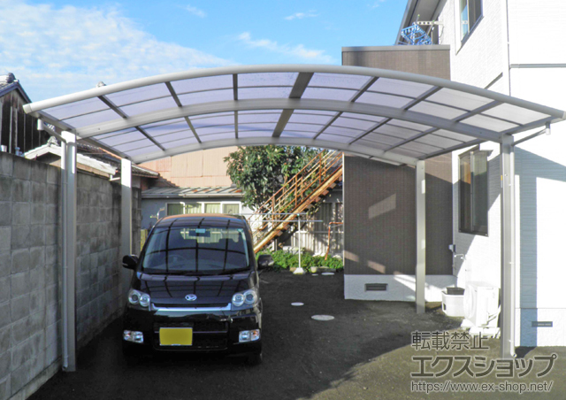 和歌山県日高郡みなべ町ののカーポート レイナツインポート 積雪〜20?対応 施工例