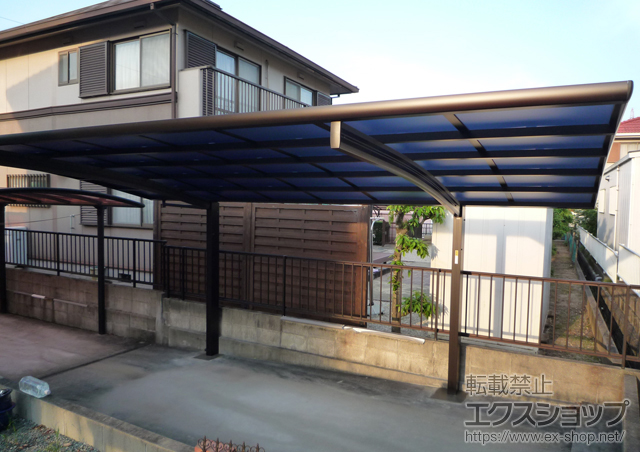 三重県津市ののカーポート レイナポート 積雪〜20ｃｍ対応 施工例