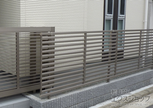 神奈川県横浜市ののフェンス・柵 プリレオR3型フェンス フリーポールタイプ 施工例