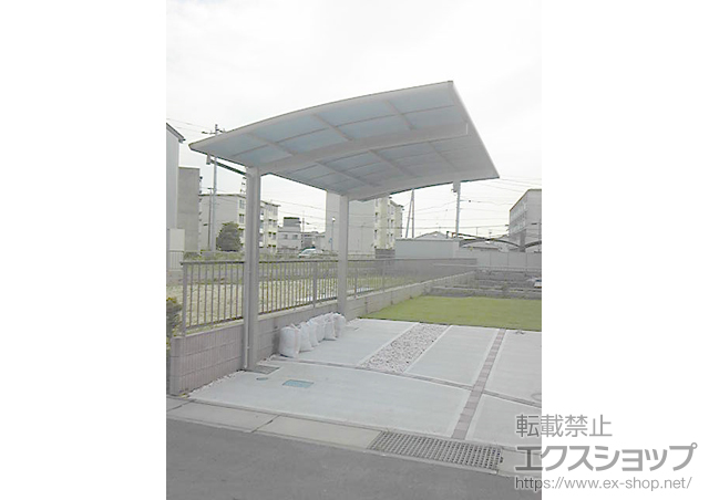 茨城県土浦市ののカーポート レイナポート 積雪〜20cm対応 施工例