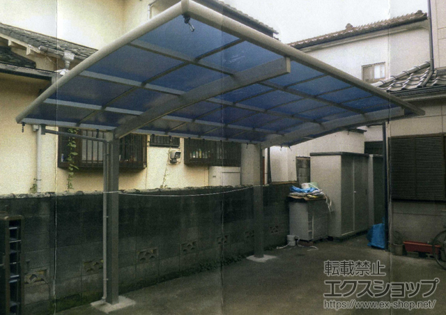 東京都清瀬市ののカーポート レイナポート 積雪〜20cm対応 施工例