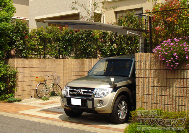 千葉県柏市ののカーポート プレシオスポート 積雪〜20cm対応 施工例