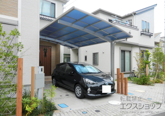 千葉県柏市ののカーポート レイナポート 積雪〜20cm対応 施工例