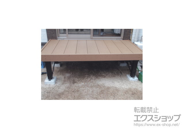 鳥取県東伯郡北栄町ののウッドデッキ リウッドデッキ200 施工例