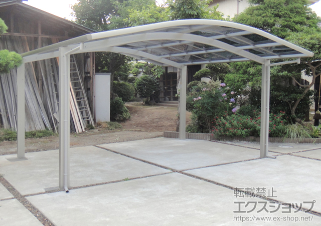 千葉県市川市ののカーポート レイナツインポート 積雪〜20cm対応 施工例