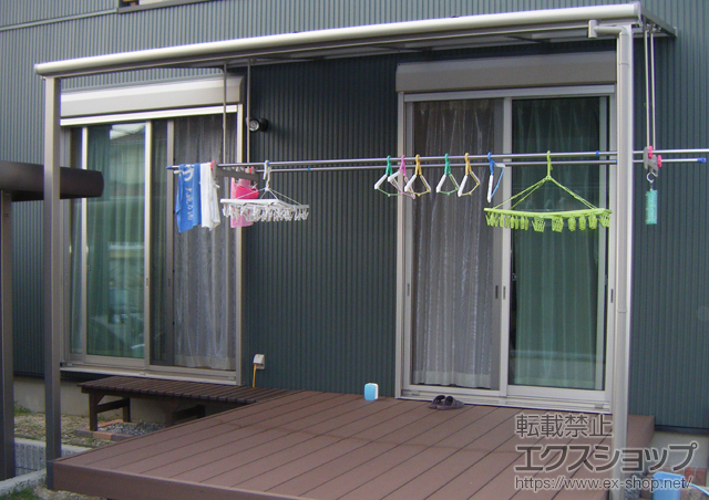 愛知県豊田市のLIXIL リクシル（トステム）のテラス屋根 ライザーテラスII F型 テラスタイプ 積雪対応〜20? 施工例