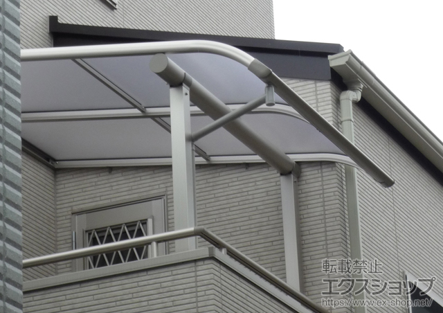埼玉県川口市ののバルコニー・ベランダ屋根 ヴェクターテラス R型 積雪対応〜20? 施工例