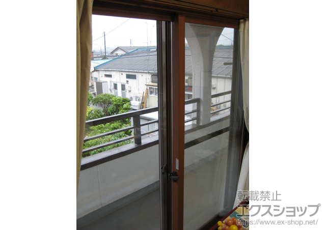 福島県いわき市のの二重窓（内窓） インプラス ダストバリア仕様 引違い窓 2枚建 施工例