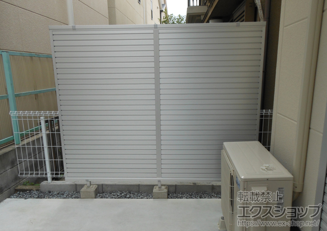 大阪府茨木市ののフェンス・柵 ニューカムフィハイタイプ 6H型　 施工例