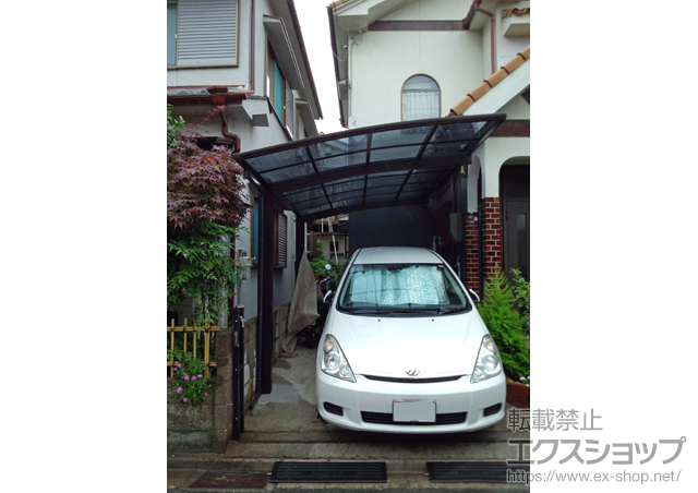 大阪府高槻市ののカーポート プレシオスポート 積雪〜20?対応 施工例