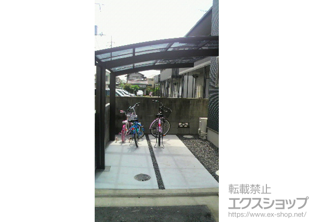 愛媛県松山市ののカーポート プレシオスポート 積雪〜20cm対応 施工例