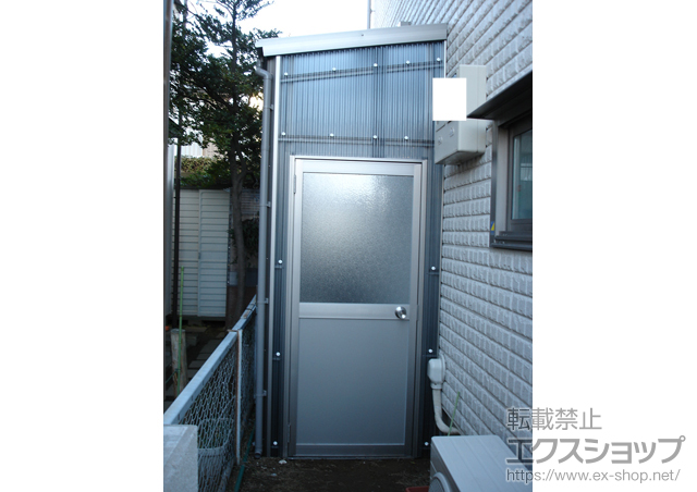 千葉県千葉市のLIXIL リクシル（トステム）のストックヤード フリーヤード ドアタイプ 積雪〜20cm対応 施工例