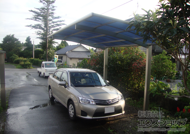 宮崎県宮崎市ののカーポート プレシオスポート 積雪〜20cm対応 施工例