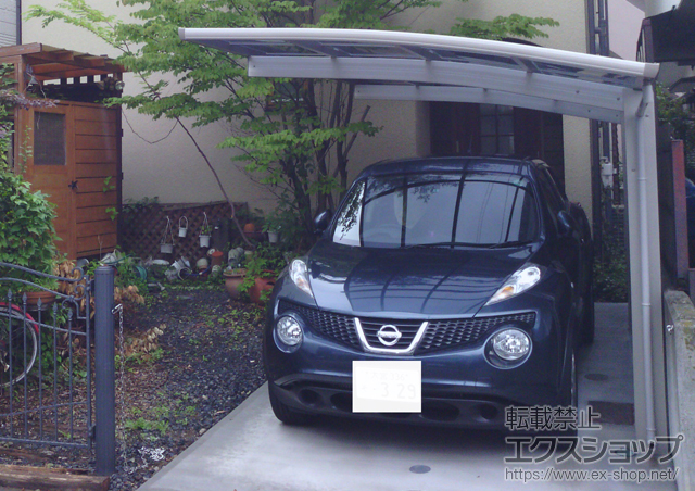 埼玉県川口市ののカーポート プレシオスポート 積雪〜20cm対応 施工例